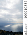 Light falling into the sea 100910832