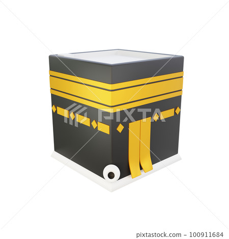 3d rendering of kaaba ramadan icon 3d rendering of kaaba ramadan icon 100911684