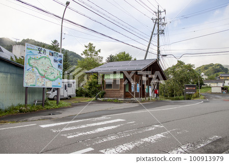 春日溫泉風景的形象 春日溫泉風景的形象 100913979