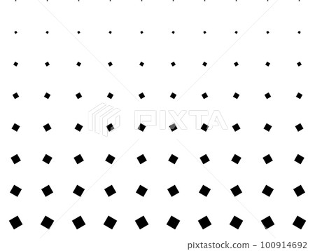 Geometric pattern of black figures on a white background. Seamless in one direction.Scale method Geometric pattern of black figures on a white background. Seamless in one direction.Scale method 100914692