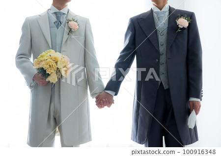 LGBT婚姻新娘照片形象 100916348