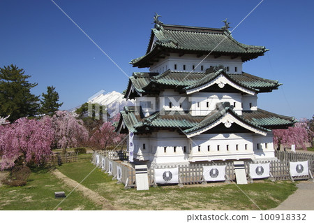 Relocated Hirosaki Castle Honmaru (2021: Hirosaki City, Aomori Prefecture) 100918332