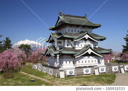 Relocated Hirosaki Castle Honmaru (2021: Hirosaki City, Aomori Prefecture) 100918333