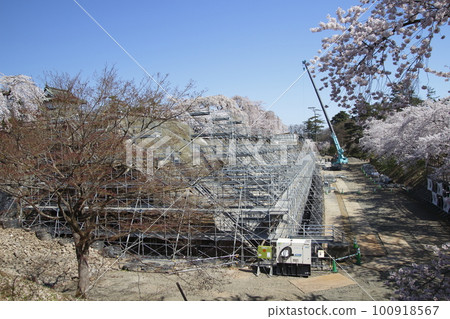 弘前城本丸搬遷（2021年：青森縣弘前市） 100918567