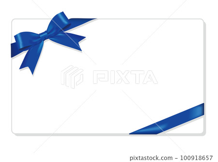 Ribbon frame blue ribbon 100918657