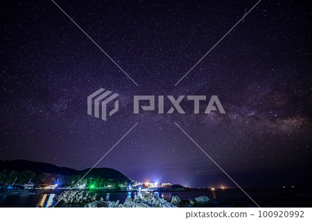 [Wakayama / Susami] Esuzaki, the garden of Japanese nursery rhymes, the starry sky and the Milky Way were beautiful. 100920992