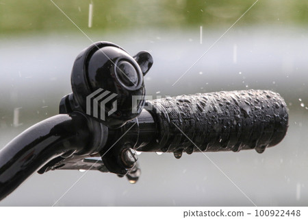 Bicycle on rainy day Bicycle on rainy day 100922448