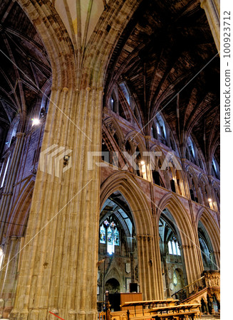 Worcester Cathedral interior - Worcestershire, England, United Kingdom Worcester Cathedral interior - Worcestershire, England, United Kingdom 100923712