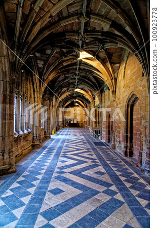 Worcester Cathedral cloisters - Worcester, United Kingdom Worcester Cathedral cloisters - Worcester, United Kingdom 100923778