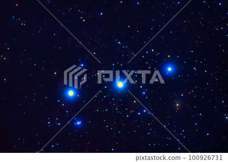 冬季星空/獵戶座/三顆星 100926731