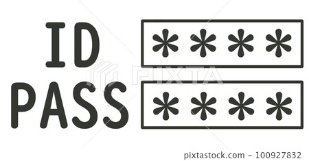 id and password icon 100927832