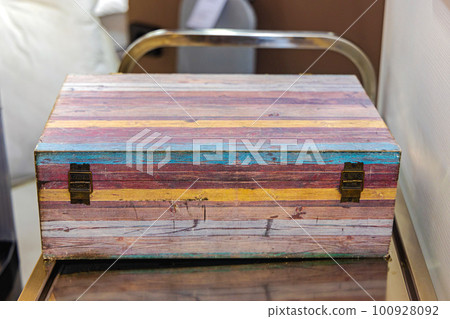 Colourful Wooden Box Colourful Wooden Box 100928092