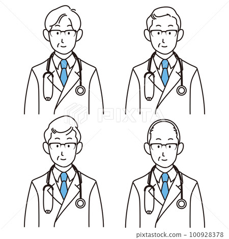 男醫生線描插圖集 男醫生線描插圖集 100928378