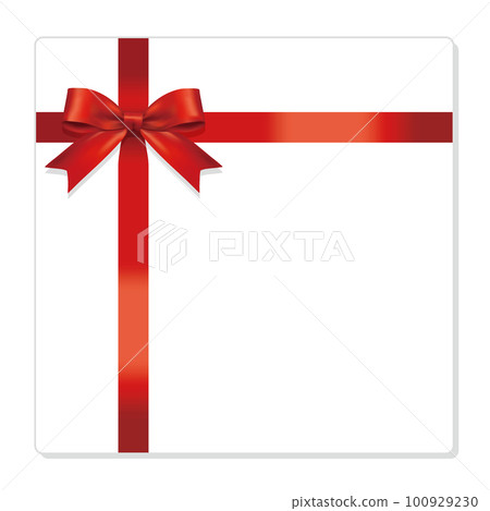 Red ribbon frame 100929230
