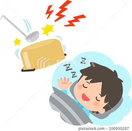 敲鍋底的聲音男人睡著了 敲鍋底的聲音男人睡著了 100930287