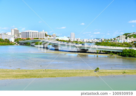 Repryu Bridge / Overlooking Lake Manko (Naha City, Okinawa Prefecture) [February 2023] 100930959