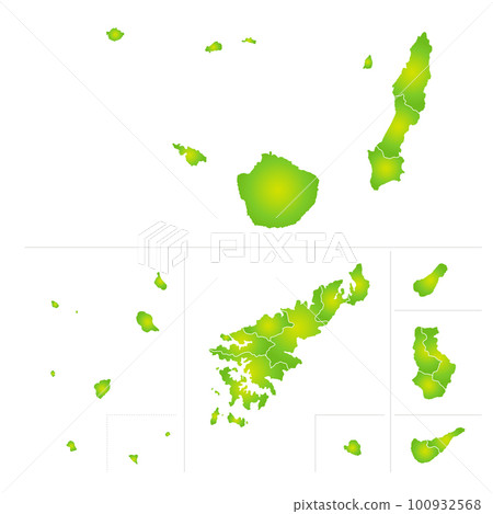 鹿兒島縣孤島市町村地圖 鹿兒島縣孤島市町村地圖 100932568