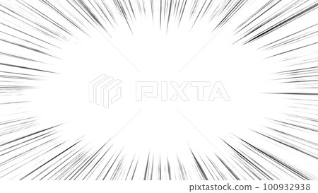 Anime Comic Speed Lines Anime motion Fast Speed line Zoom Black and White Anime Comic Speed Lines Anime motion Fast Speed line Zoom Black and White 100932938