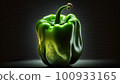 glowing bell pepper 100933165