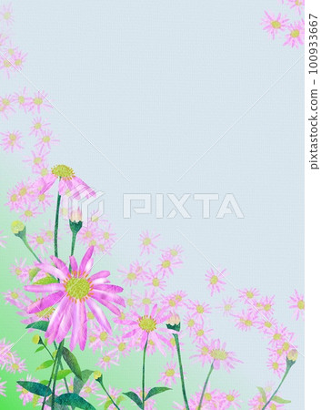 Illustration of purple wild grass 100933667