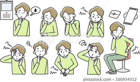 一組患有與月經相關的身心障礙的婦女 100934312