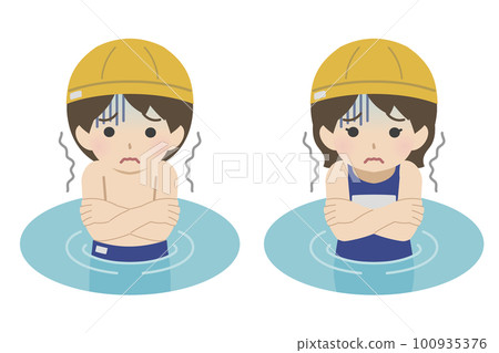 孩子們在水面上結冰 孩子們在水面上結冰 100935376