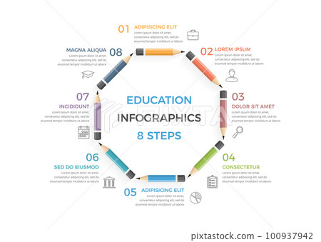 Education Infographics Education Infographics 100937942