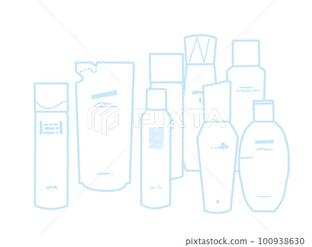 Various cosmetic containers 1 Various cosmetic containers 1 100938630