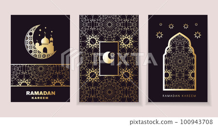 Set 3 cards Ramadan Kareem 14 100943708