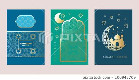 Set 3 cards Ramadan Kareem 14 Set 3 cards Ramadan Kareem 14 100943709