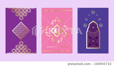 Set 3 cards Ramadan Kareem 16 Set 3 cards Ramadan Kareem 16 100943710