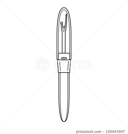 Line drawing of seam ripper (stitch ripper, - Stock Illustration  [100943871] - PIXTA