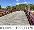 Taiko Bridge in the blue sky 100944170