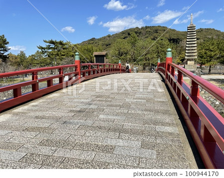 藍天下的太鼓橋 藍天下的太鼓橋 100944170