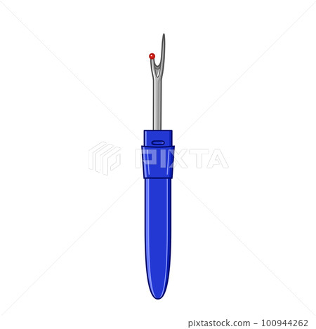 blue seam ripper (stitch ripper, stitch ripper) 100944262