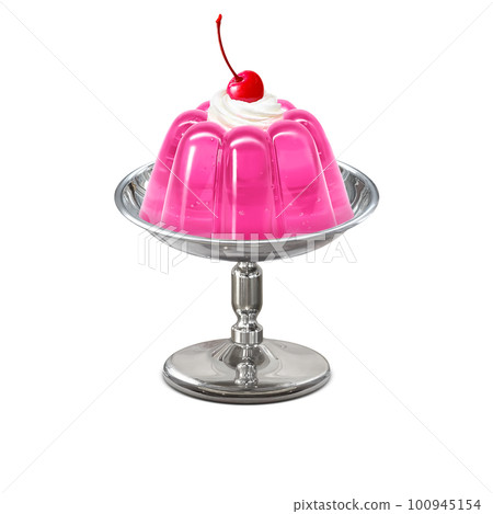 Strawberry jelly illustration real Strawberry jelly illustration real 100945154