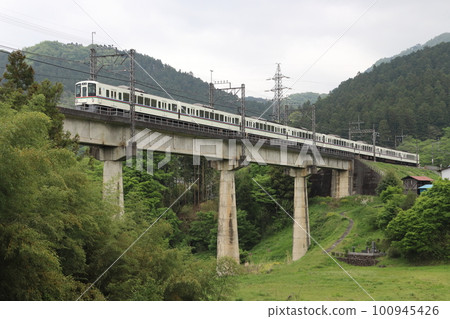 [SI]西武秩父線4000系列（柴az倉臨時鑽石8列火車） 100945426
