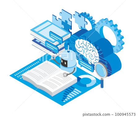 人工智能機器學習圖像 100945573
