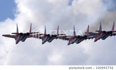 Moscow Russia Zhukovsky Airfield 31 August 2019 Moscow Russia Zhukovsky Airfield 31 August 2019 100945738