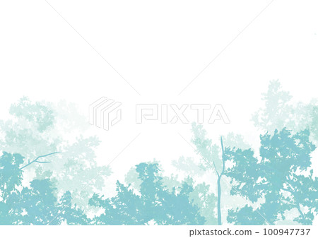 fantastic tree silhouette fantastic tree silhouette 100947737
