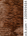 Stacked wood art work 100949484