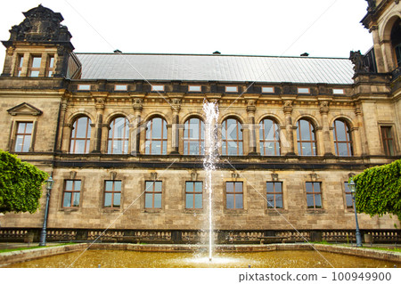 A fountain among the Saxon grand buildings of Dresden A fountain among the Saxon grand buildings of Dresden 100949900