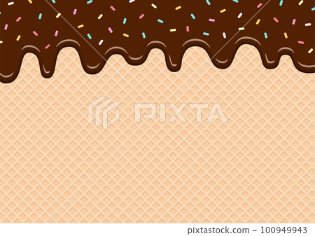 Melted ice image background material chocolate ice cream Melted ice image background material chocolate ice cream 100949943