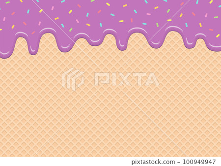 融化的冰圖像背景材料藍莓冰淇淋 100949947