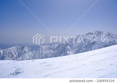 [冬天的北阿爾卑斯山]五龍山和東見嶺_01 100950139