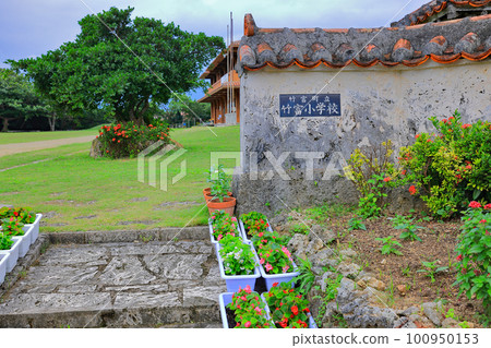 Scenery of Taketomi Island (Taketomi Junior High School) 100950153