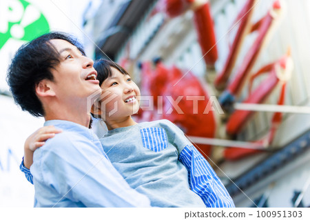 親子遊大阪道頓堀 100951303