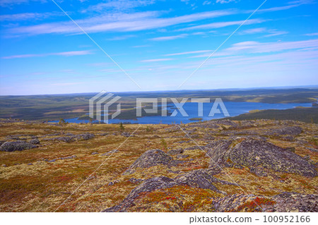 Mountain tundra in Lapland Mountain tundra in Lapland 100952166