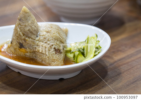 肉粽，台灣，端午節，佳節，中國節慶，肉団子、台湾、端午節、お祭り、中国のお祭り、dumpling, 100953097