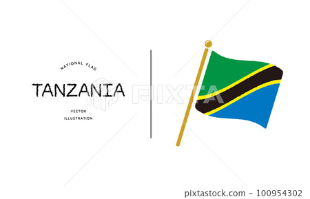 Tanzania flag icon vector illustration - Stock Illustration [100954302 ...